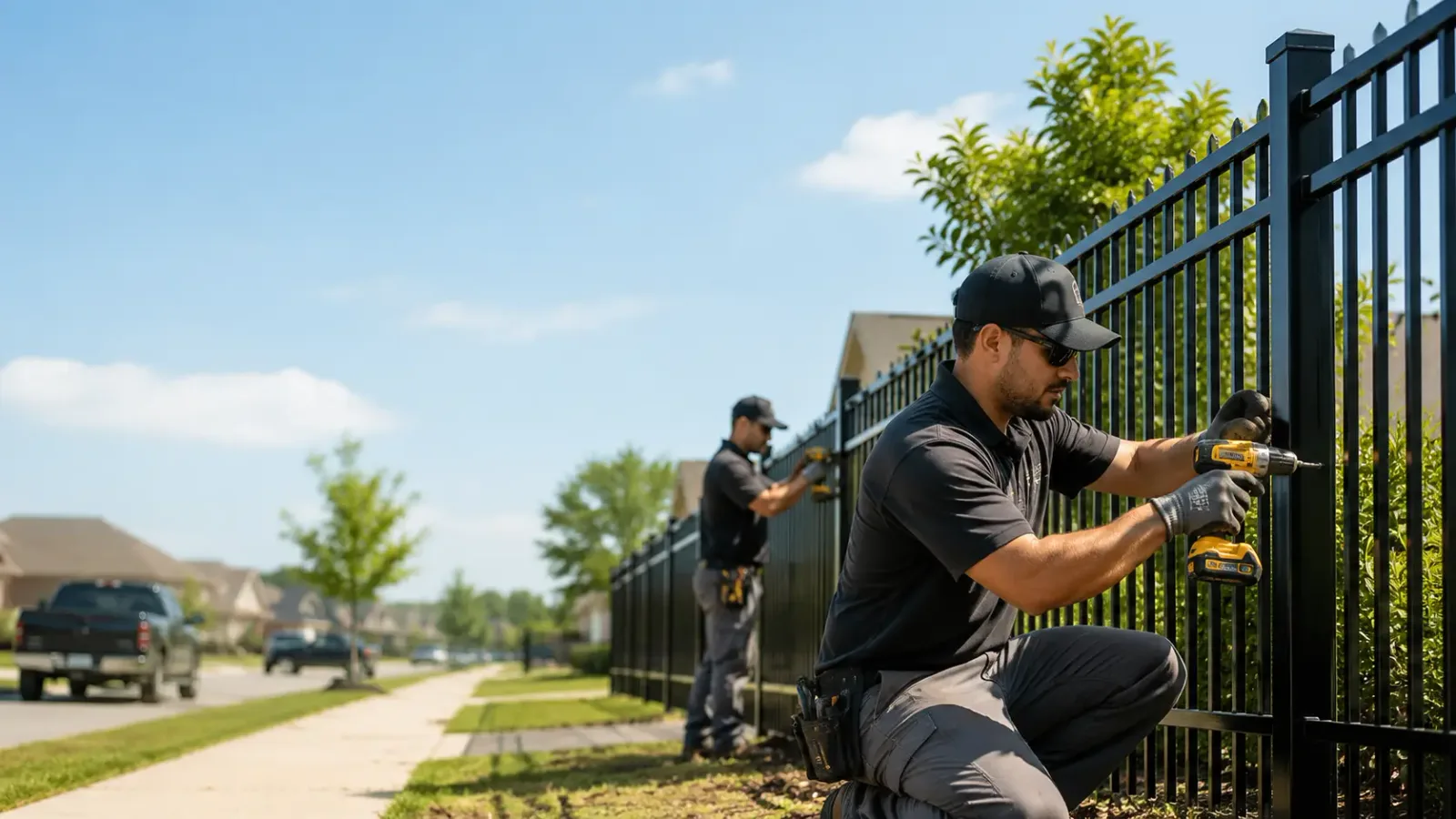 Metal Fence Installation in Canton, MA